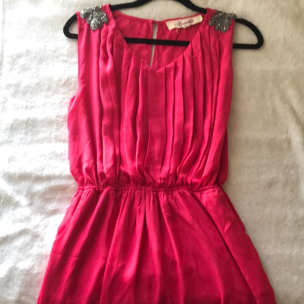 Short Fuchsia Dress